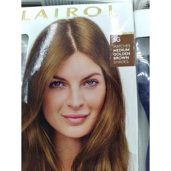 **NEW** 4 CLAIROL ROOT TOUCH UP PERMANENT HAIRCOLOR #5G MEDIUM GOLDEN BROWN - Picture 3 of 5